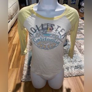 Hollister small soft 3/4 sleeve, I did notice a light mark on the back